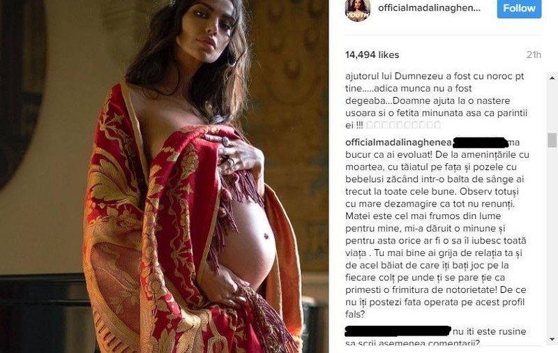 Mădălina Ghenea: ”Am crezut că-mi voi ascunde sarcina pentru totdeauna”