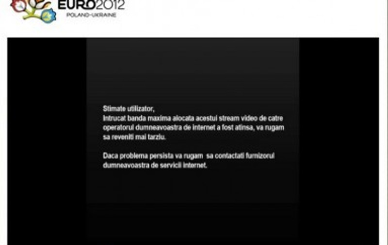 Teveriştii râd de noi: asta se vede pe site-ul pe care transmit meciurile!