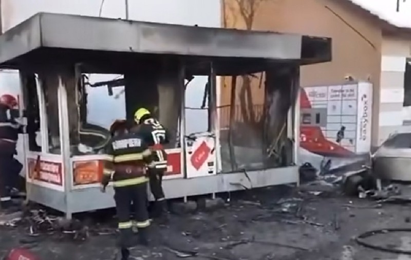 Plăcintărie din Cluj, spulberată de o explozie a unei butelii, după un incendiu