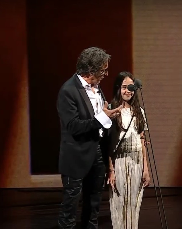 Claudiu Bleonț, moment neașteptat cu fiica sa la Premiile Gopo 2025, pe scenă: „Ea și-a ales țoalele, nu mi-au plăcut”. Eva Maria are 11 ani