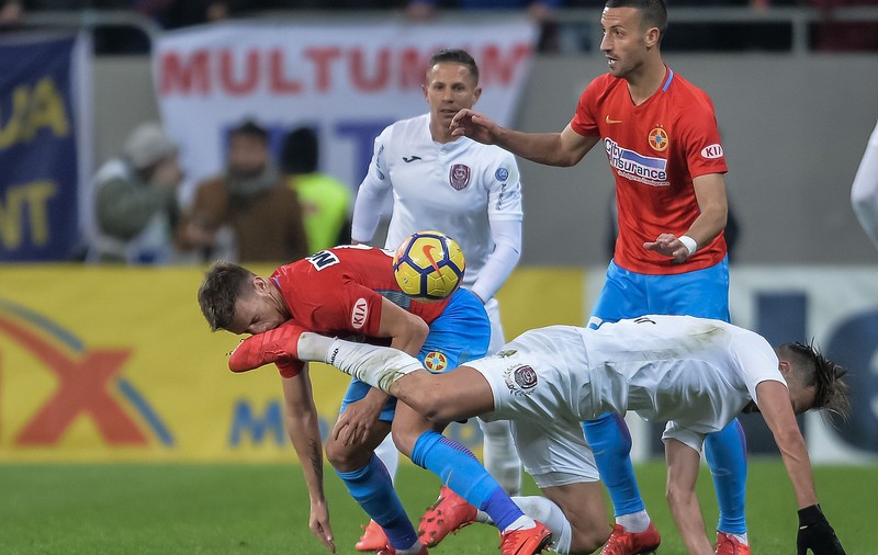 FCSB - CFR Cluj 0-2, derby-ul finalului de 2018 din Liga 1. Deac și Alex Ioniță au adus victoria campioanei. Meci cu trei eliminări