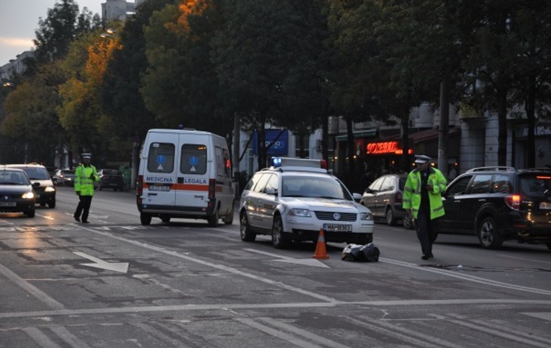 Pieton ucis în centrul Capitalei după ce a traversat aiurea