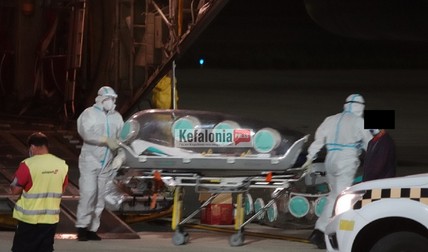 Românul a fost transportat cu o izoletă din Kefalonia în Atena Foto: Kefaloniapress