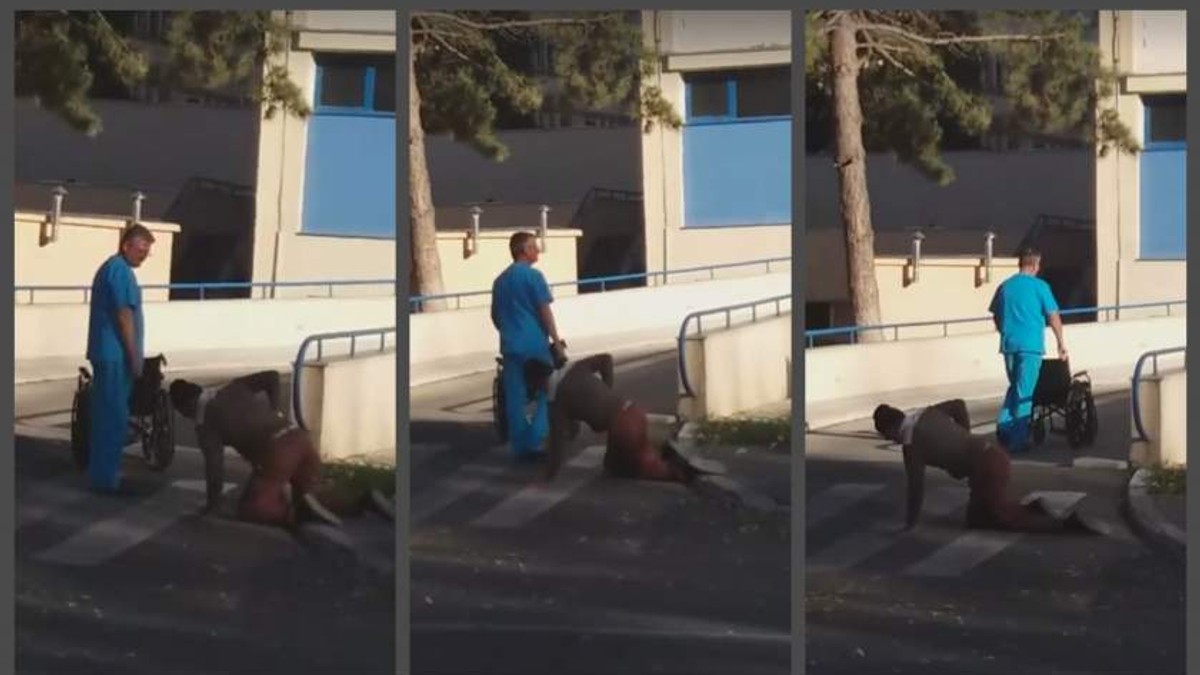 Ciobanul lăsat să se târască prin fața Spitalului din Călărași a făcut afirmații șocante: "M-au lăsat ca pe un câine"
