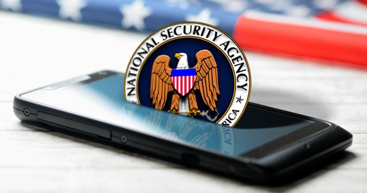 Telefonul mobil și semnul NSA,