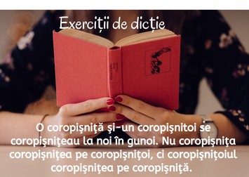 Exerciții de dicție