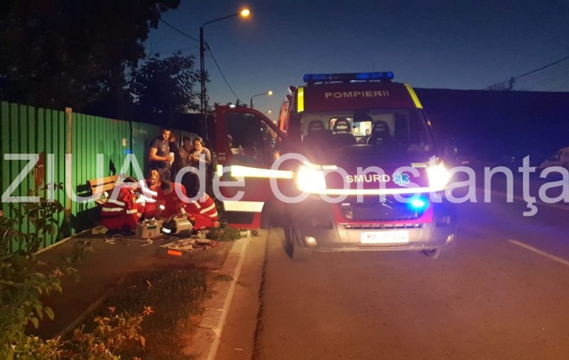 UPDATE/ Accident teribil în dreptul unui cimitir din Constanța. Copilul lovit de taxi a murit