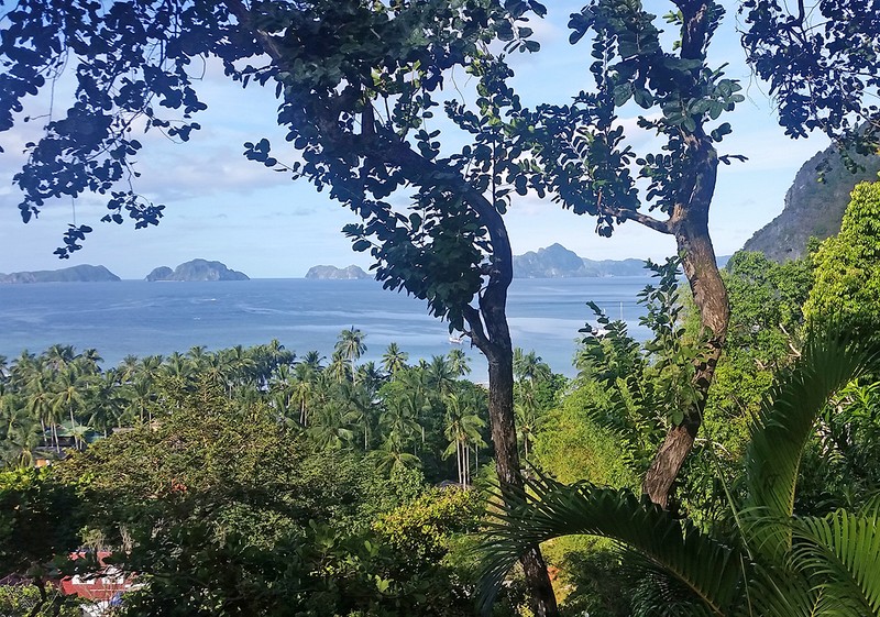 Vedere spre insulițele arhipelagului Palawan