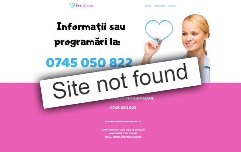 Site-ul de unde un „medic de gardă” amenința femeile care voiau să facă avort, închis după ce Libertatea și Scena9 au prezentat cazul
