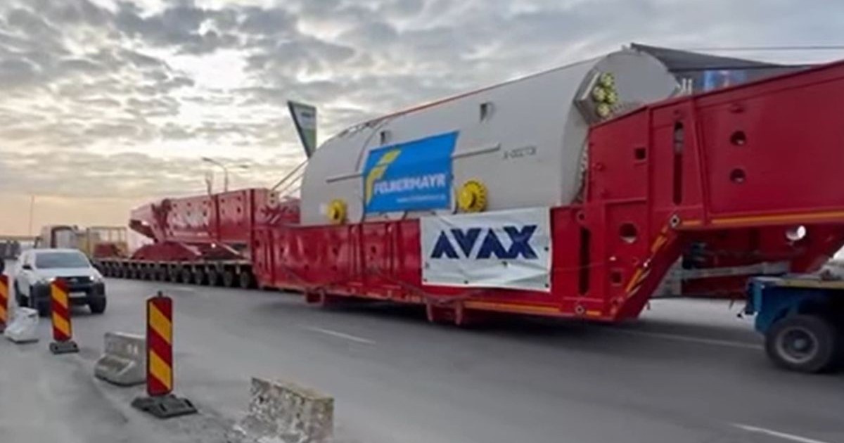 Transport agabaritic record pentru România, intrat în țară prin Vama Nădlac, 23 februarie 2025