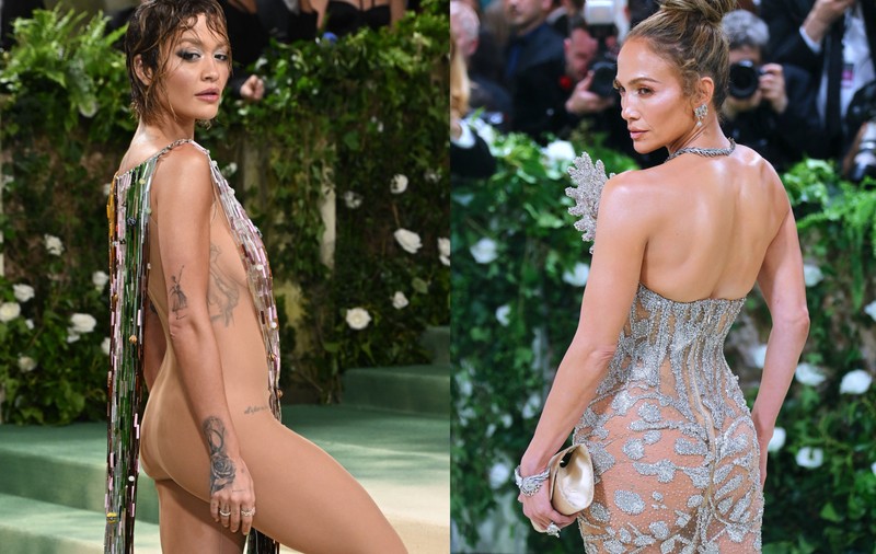 Vedetele care și-au lăsat la vedere părțile intime pe covorul roșu de la Met Gala 2024. Au purtat rochii transparente