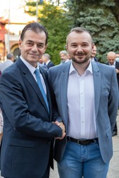 Daniel Gheorghe, alături de Ludovic Orban. Foto: Facebook