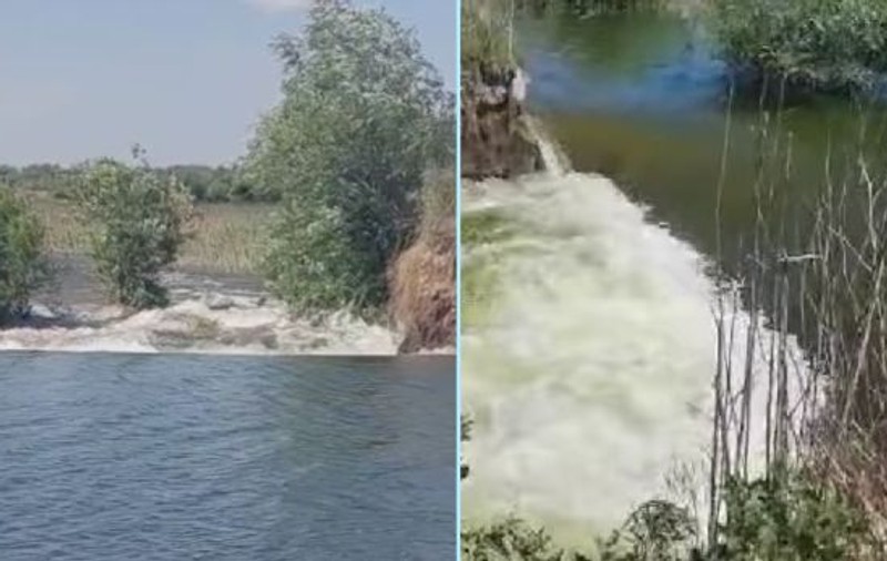 Un dig de protecție s-a rupt în Tulcea, peste 200 de hectare de terenuri agricole au fost inundate