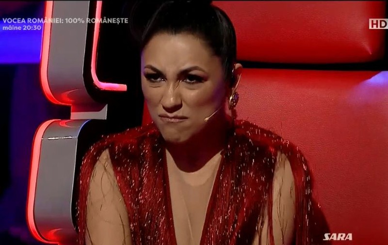Andra a înrerupt live-ul de la Vocea României. Ce a deranjat-o | FOTO