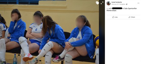 Unele fete nu voiau să fie surprinse de camera de fotografiat. Imagine de pe contul de Facebook al lui Ionuț Iordache