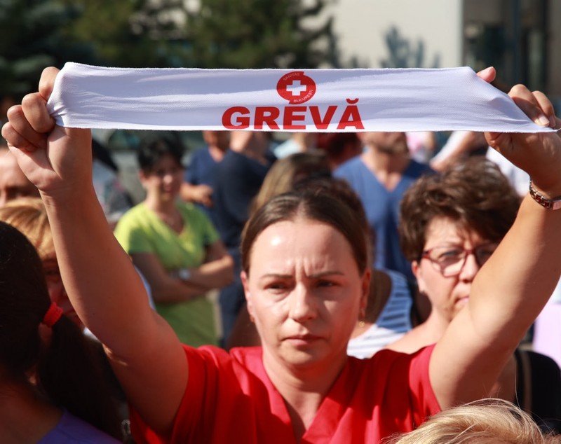 Grevă generală în sute de spitale din România pe termen nelimitat. Sindicaliştii Sanitas, nemulţumiţi de noua lege a salarizării. Anunțul Ministerului Sănătății