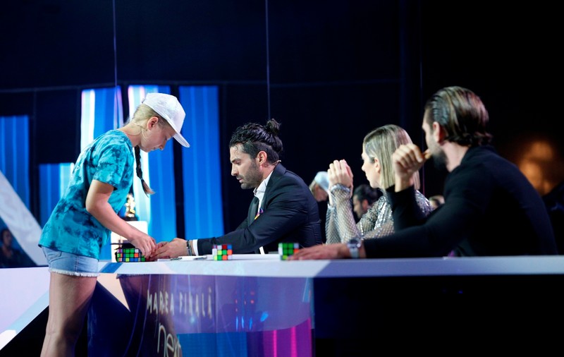 Portretul lui Pepe făcut din 200 de cuburi. Surpriză de proporții, în marea finală “Next Star”