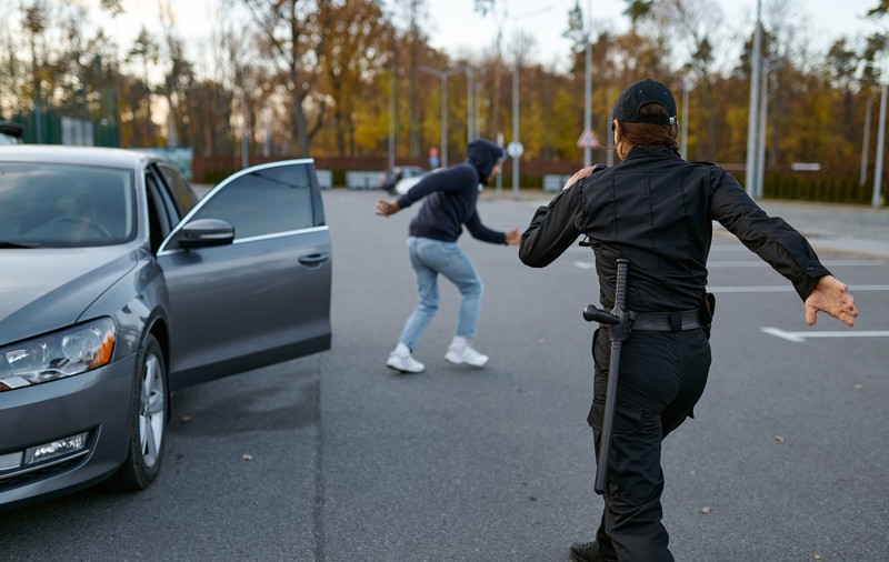 Un hoț prins după 2 săptămâni de la furt a mușcat un polițist de mână, i-a dat un pumn în față și a fugit să se baricadeze în casă, în București. Ce a urmat