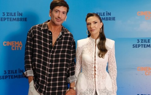 Radu Valcan și Adela Popescu la premiera de gală a filmului 3 zile în septembrie