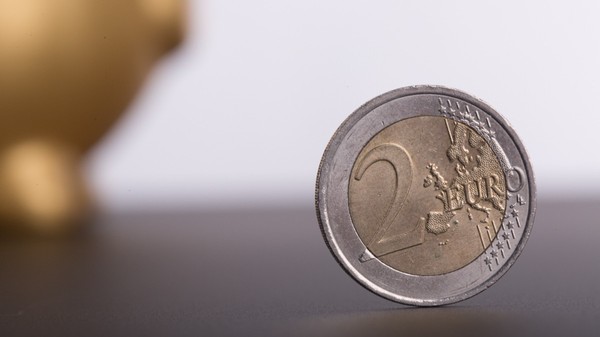 O monedă de 2 euro. Foto: Shutterstock
