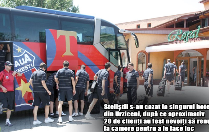 Evacuaţi de Steaua