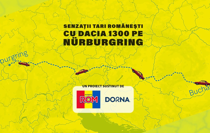 Senzații tari românești cu Dacia 1300 pe Nürburgring