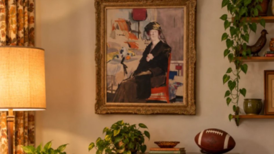 O pictură vândută cu peste 200.000 de euro la licitație fusese cumpărată cu 86 de euro. Sursă foto: X/End3of6Days9 (Helen) 🇺🇸.
