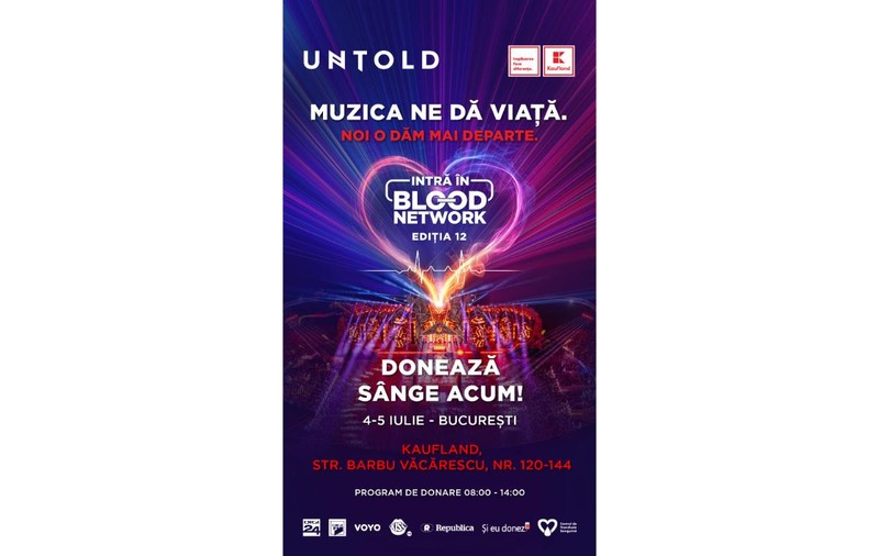 Caravana Blood Network ajunge la București