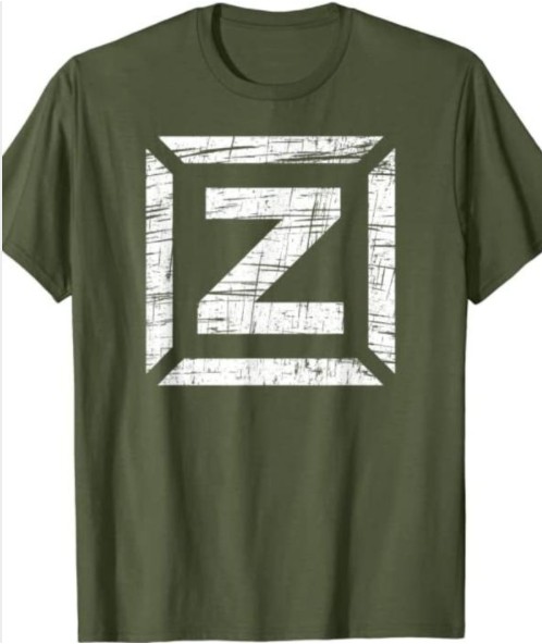 Model de tricou pus la vânzare pe Amazon. Captură Bild