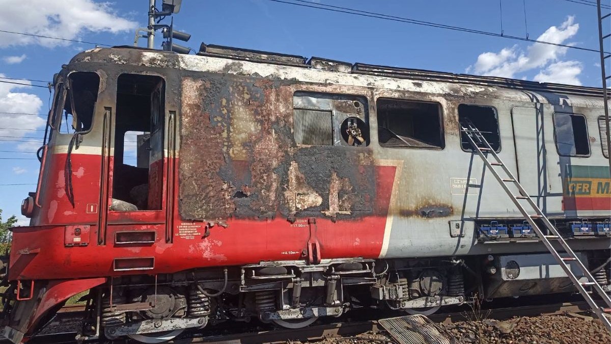 locomotivă arsă gara buftea, 6 septembrie 2026