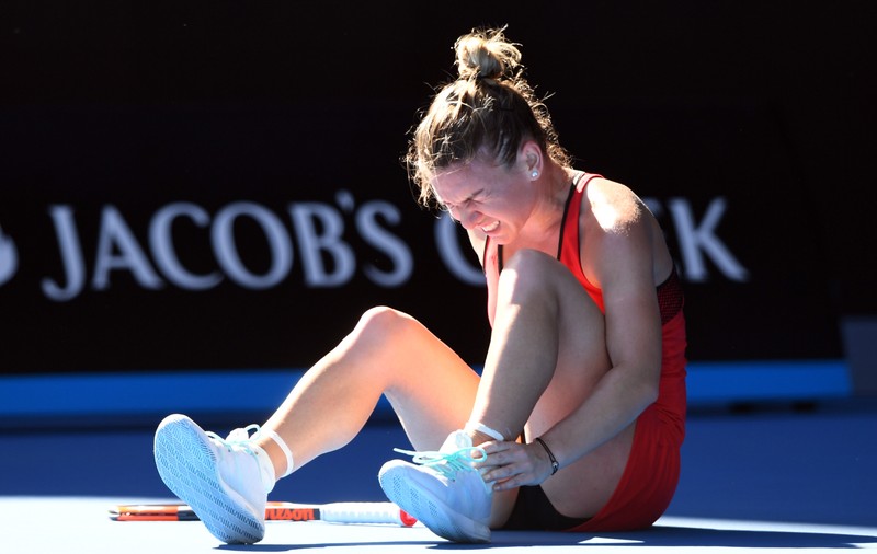 Cum este glezna Simonei Halep: ”Acum piciorul drept e mai rău” / VIDEO