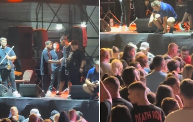 Bătaie la concertul lui Babasha, la Zilele Orașului Cernavodă. Un bărbat a băgat în spital o polițistă, apoi a fost el agresat | VIDEO