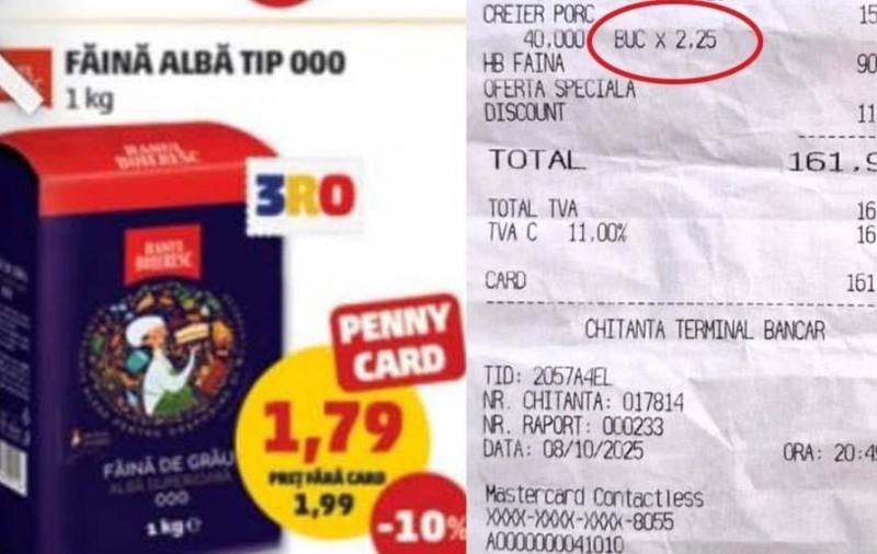 O femeie a fost păcălită la un magazin de prețurile de la raft, angajații i-au dat dreptate