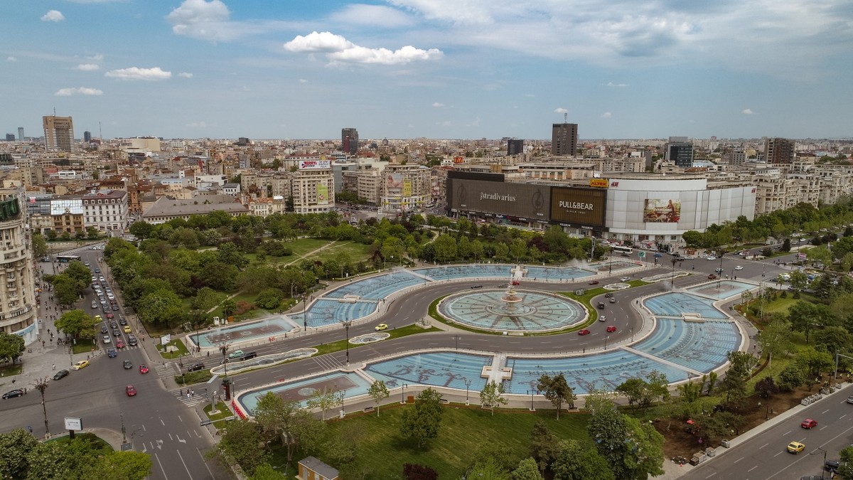 Așa arată Planșeul din Piața Unirii văzut de sus
