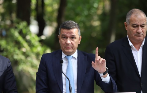Sorin Grindeanu, liderul PSD, după negocierile cu premierul desemnat, Luca Niculescu, 8 octombrie 2026. Sursă foto: Libertatea/ Dumitru Angelescu