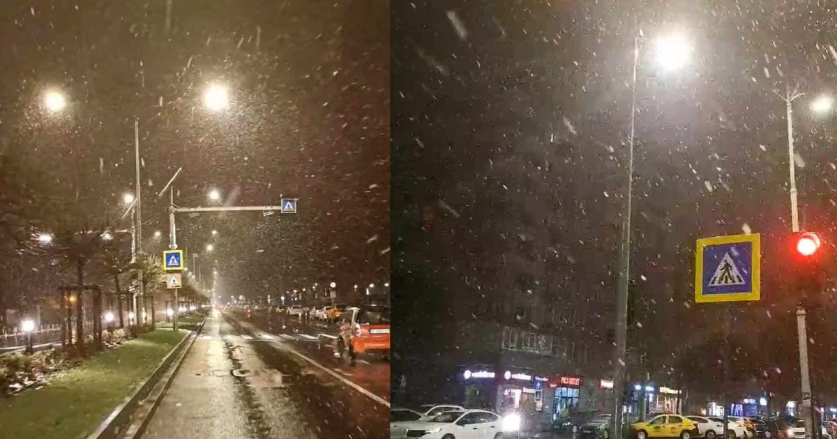 ninsoare in bucurești