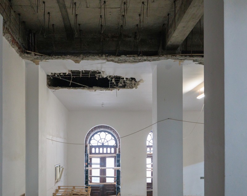 REPORTAJ. Libertatea a intrat pe șantierul Palatului Universității din București. „În curtea interioară s-au făcut descoperiri arheologice”. Cât timp vor dura lucrările de restaurare 