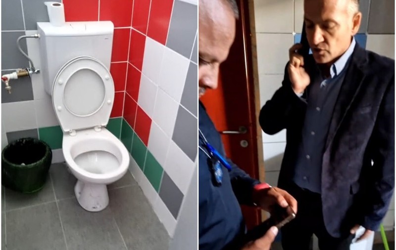 Viceprimarul USR al sectorului 3, dat afară de Poliție când făcea live pe Facebook în toaleta unei școli, unde a mers să filmeze condițiile