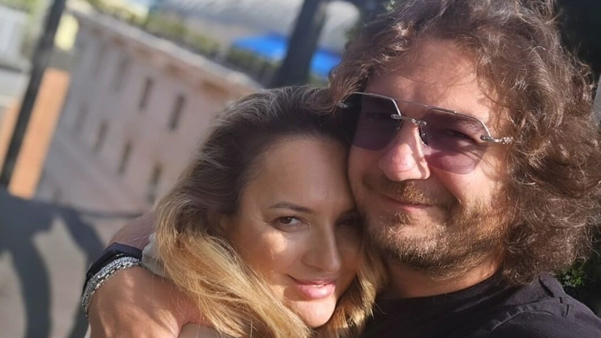Florin Dumitrescu și Cristina, soția lui