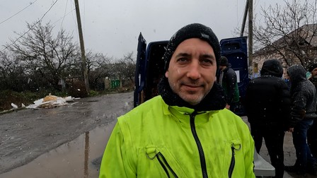 Petru Gabor duce ajutoare în Ucraina de la începutul războiului