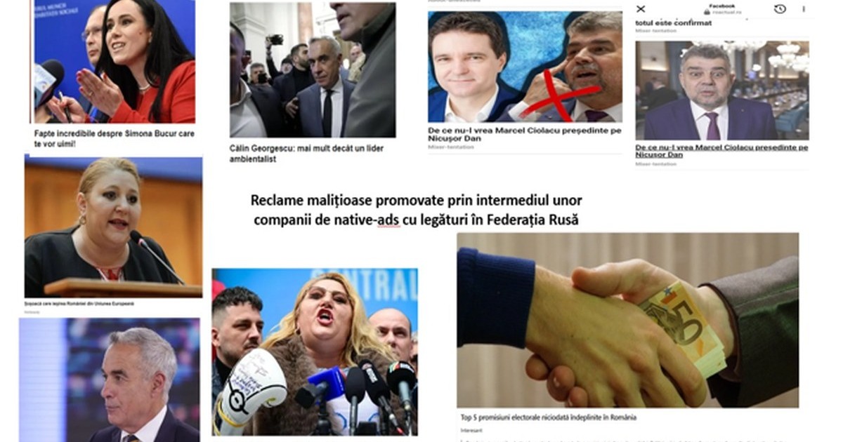 Rețeaua de site-uri false are legătură cu Rusia, potrivit MAI