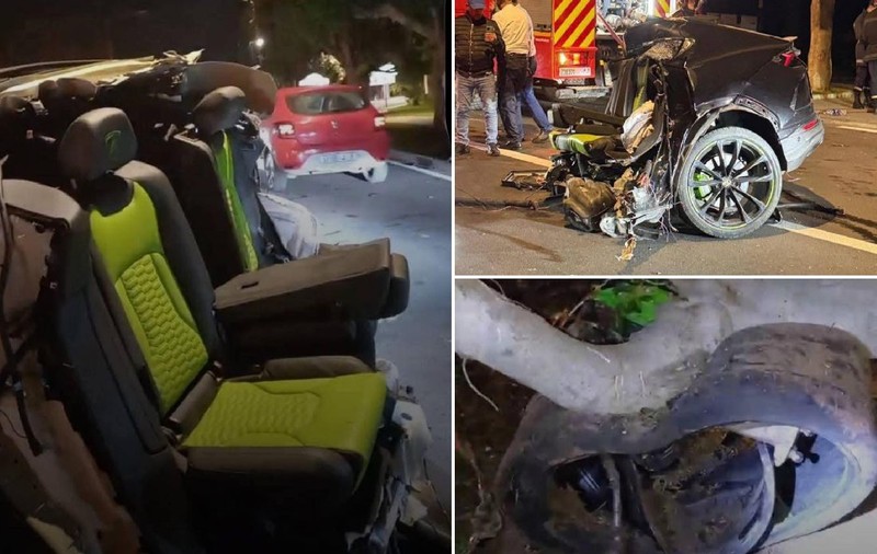 Lamborghini Urus de 300.000 de euro, rupt în două pe o fostă pistă de curse F1. Accident cu doi morți, în Maroc