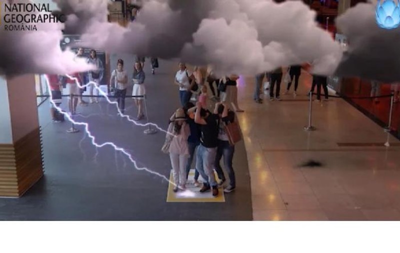 ”Furtună” într-un mall din Bucureşti| FOTO
