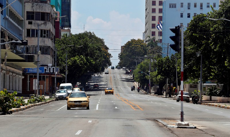 În Havana, străzile sunt aproape goale | Foto: EPA