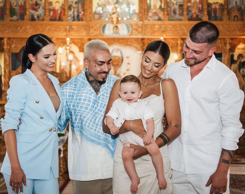 Antonia și Alex Velea i-au botezat copilul unui actor cunoscut: „Prietenie care ne leagă de foarte mulți ani”