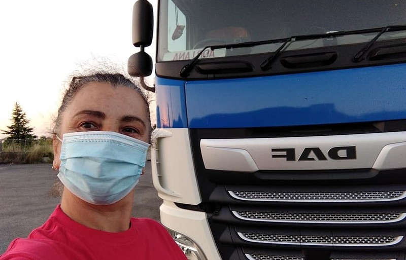Adriana a trecut prin multe peripeții în toți anii de când conduce un TIR pe șoselele Europei