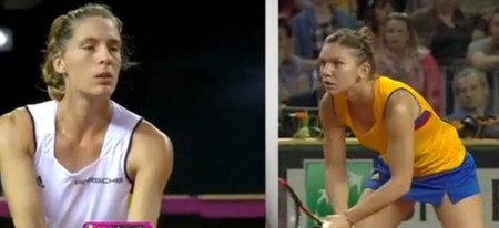 Halep și Andrea Petkovici