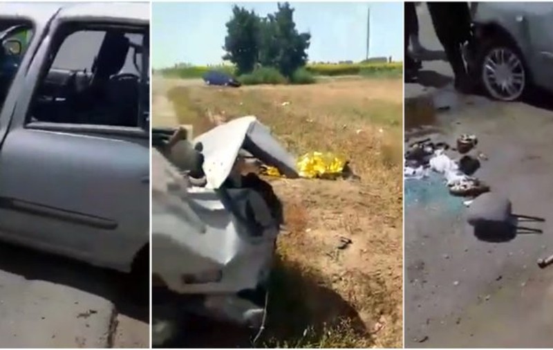 O șoferiță în vârstă de 20 de ani s-a răsturnat cu mașina. Bunica ei a murit, iar părinții au fost răniți