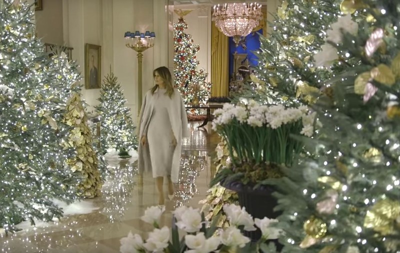 Casa Albă a fost împodobită pentru sărbătorile de iarnă. Cum arată decorațiunile de Crăciun