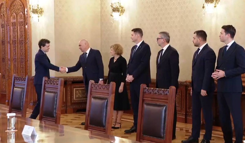 Delegația PNL la Consultările de la Cotroceni. Sursă foto: Libertatea.ro